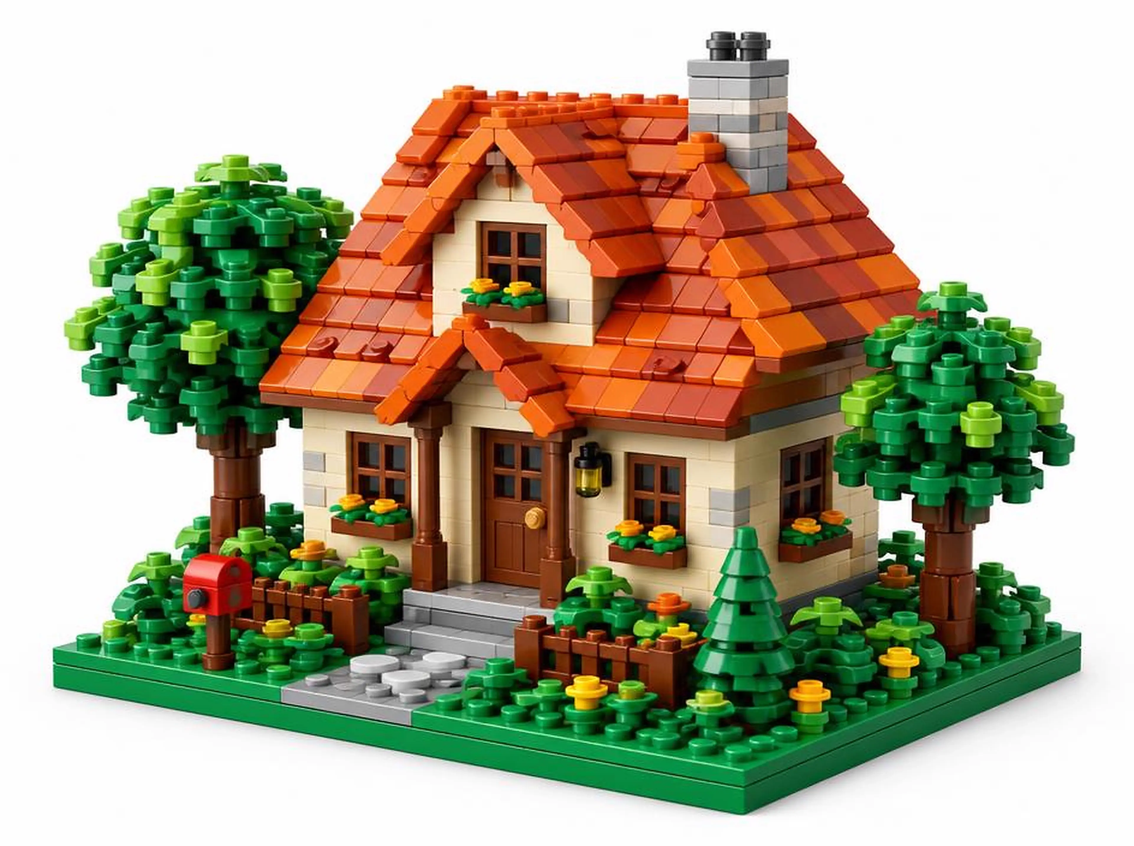 Konut LEGO illüstrasyonu