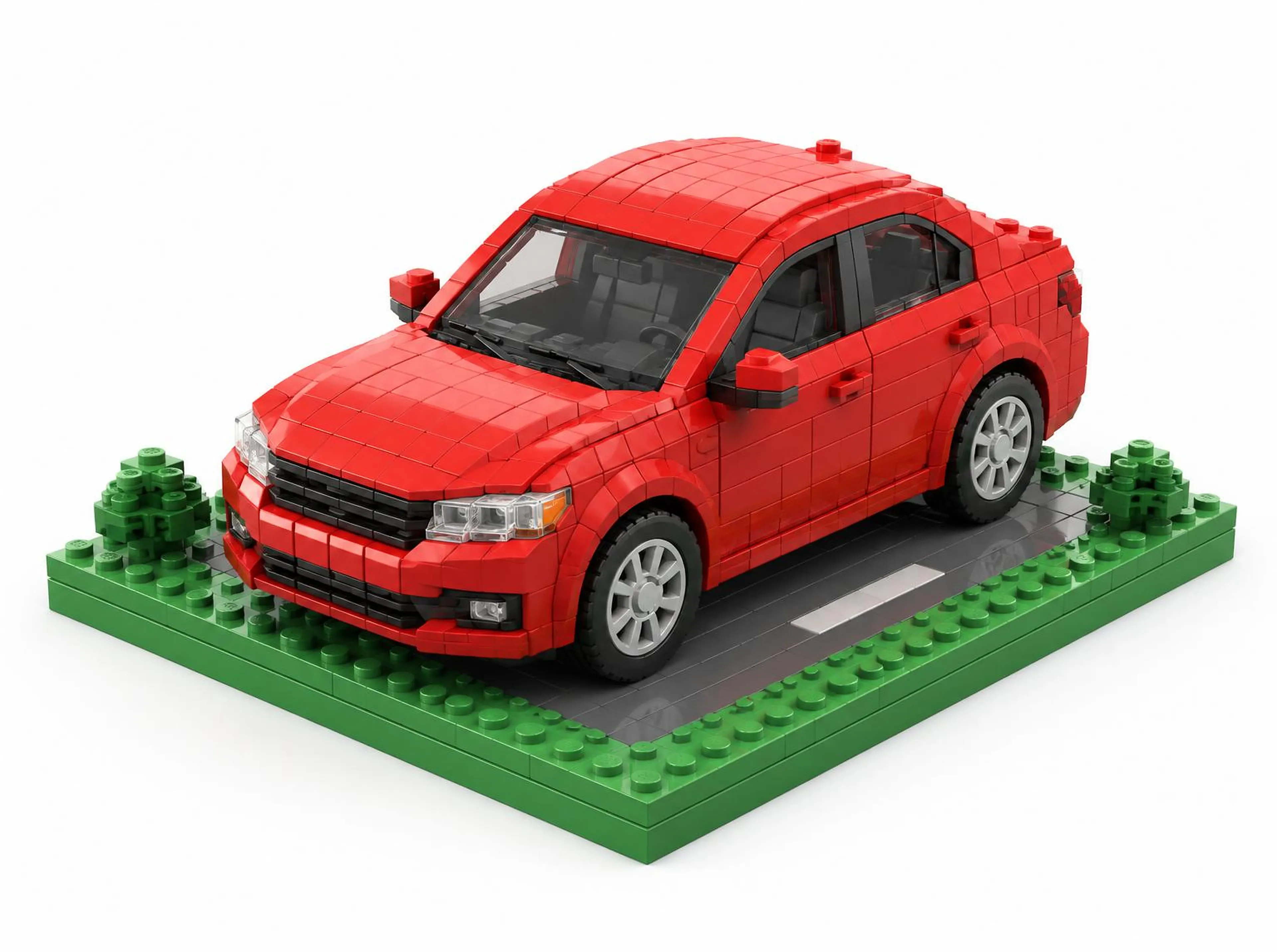 Trafik LEGO illüstrasyonu